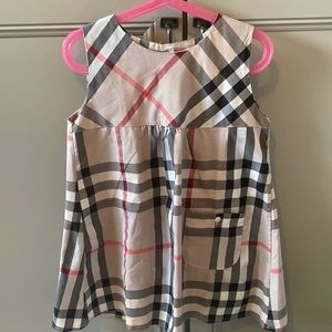 Girls Burberry dress/top